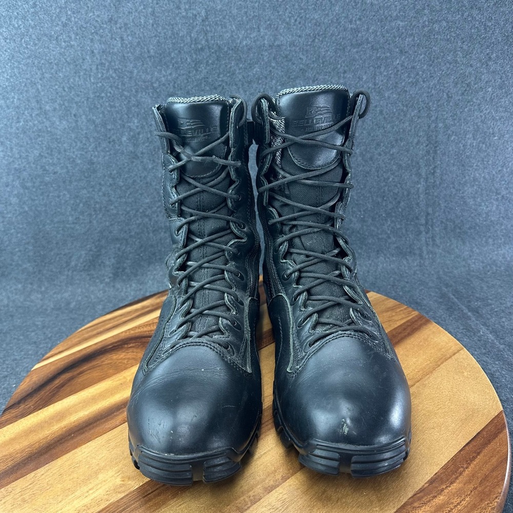 Belleville Tactical Research Khyber TR960ZWP Waterproof Zip 8" Leather Boots 12R - Picture 4 of 11